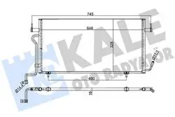 Klima Radyatörü (Kondenser) 97-Partner-Berlingo-Xsara 1.6Hdi-1.9D