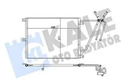 Klima Radyatörü (Kondenser) 97-03 Vectra.B 2.0-2.2Dti 16V