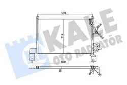 Klima Radyatörü (Kondenser) 00-07 Ma.B-Serıe 2.5D *4Wd*