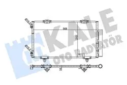 Klima Radyatörü (Kondenser) 98-03 Avensis 2.0Td-1.6-1.8-2.0