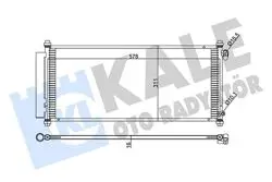 Klima Radyatörü (Kondenser) 96-02 Cr-V 2.0 16V *4Wd*