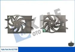 Fan Motoru + Davlumbaz 06-Fiesta 1.4Tdci