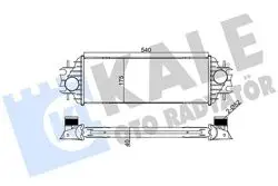 Turbo Radyatörü (Intercooler) 01-07 Traffic 1.9 DCI Vivaro 1.9Dti