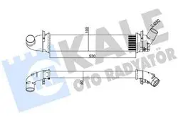 Turbo Radyatörü (Intercooler) 06-09 Logan 1.5 DCI