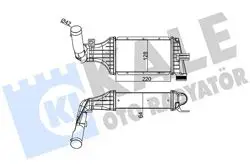 Turbo Radyatörü (Intercooler) 98-Astra.G 1.7D-2.0D *Y17dt-Y20dtl*