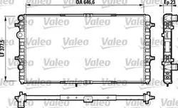 Radyatör 01-04 Caddy 1.9Sdi