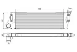 Turbo Radyatörü (Intercooler) 03-Megane.II 1.5 DCI-1.9 DCI **