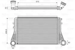 Turbo Radyatörü (Intercooler) 04-Golf.5-Cdy-Jtt 1.4Tsi-1.9Tdi-2.0Tdi