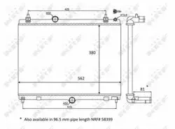 Su Radyatörü 407 508 C5 III Dw10cted4 2.0 HDI 16V E5 10 -
