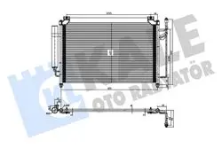 Klima Radyatörü Mazda Cx-7 2.2 2.3 Mzr 06 14 Kurutucu Ile Brazing Al Al655×407.1X16