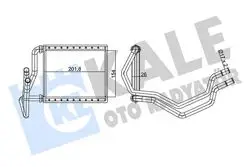 Kalorifer Radyatörü Toyota Camry 2.5 3.5 11 Hıghlander Kluger Sıenna Venza-Lexus Rx 350 Awd 08 15 Borulu Brazing Al Al154×201.8X26