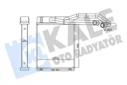 Kalorifer Radyatörü Hyundai Terracan 2.5 TD 2.9Crdı 01 06 Borulu Brazing Al Al188×159.5X26