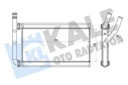 Kalorifer Radyatörü Mitsubishi Pajero III Montero Pajero Shogun Pajero IV 07 21 Borulu Brazing Al Al 214.5X170x26