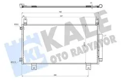 Klima Radyatörü Honda Cr-V IV 2.4 4Wd 15 Kurutucu Ile Brazing Al Al707×372.6X12