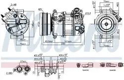 Klima Kompresörü Volvo S60 / S / 90 / V60 / V90 / Xc60 / Xc90