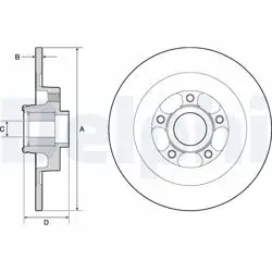 Arka Fren Disk Aynası Laguna III Latitude 1.5 DCI / 1.6 / 2.0 (Rulmanlı) / (300 / 11mm)