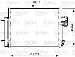 Kondenser Ford Mondeo Klima Bınek (Ithal)