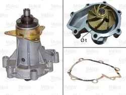 Su Pompası Mercedes W124 Motor Soğutma Bınek (Ithal)