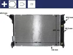 Radyatör 09-C-Seri (W203-W204-S203-S204) E-Seri (W212-S212)