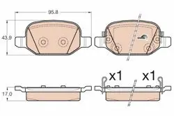Fren Balata Arka 13-500L