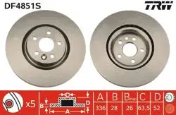 Disk On (Ad) 06-19 Vo. S60-S80-V60-V70-Xc70 (Kutu Fıyat Tek)