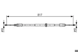 El Fren Teli Arka 06-11 M-Seri (W164) *O.Sıp*