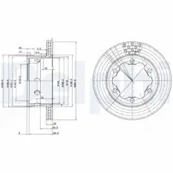 Disk Arka 96-Lt28-Lt35-Lt46-Sprinter Icten Havalandırmalı