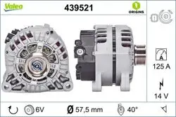 Alternatör Kmp Prt-Brl-206-307-407-C4-C5 1.6İ-1.4Hdi