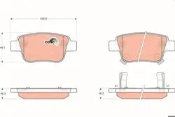 Fren Balata Arka Corolla Verso 04-07 Avensis 03 -