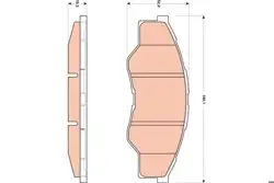 Fren Balata Ön Hilux VII Pick-Up (_N1_, _N2_, _N3_) 04-152.5 D-4D (Kun15_) 2.5 D-4D (Kun15_, Kun10) 2.5 D-4D (Kun15) Hilux 06-2.5D4d4×2