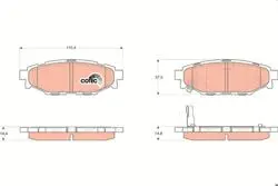 Fren Balata Arka Forester 08-12 Impreza 08-12 Legacy 03-11 Outback 03-Xv 12 -