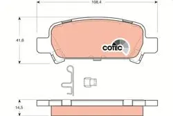 Fren Balata Arka Forester 97-02 Impreza 95-05 Legacy 98-03 Outback 00-03