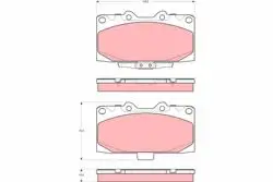 Fren Balata Ön 200 Sx 93-99 300 Zx 90-95 / Forester 98-02 Impreza 00 -