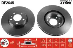 Fren Diski Ön Omega B 94-2.5 X25xe Senator B 87-Havalı 296mm