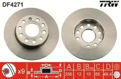 Disk Arka 04-Golf.5-Jetta-Caddy.3-A3