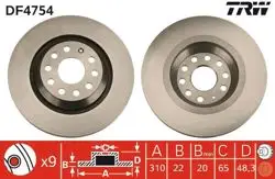 Disk Arka 05-Golf.V.VI-Passat-A3