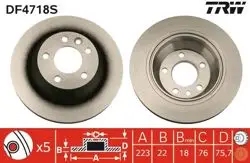 Fren Diski Arka Touareg 7L 02-Transporter T5 03-Kutu Tek Fiyat Takım Havalı 314mm