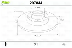Disk Arka (Ad) 03-Connect 1.8Di-TDCI *E.F.U**