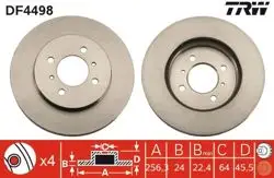 Fren Diski Ön Lancer 03-11 / Persona 93-Havalı 256mm