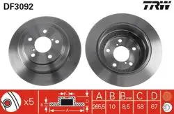 Fren Diski Arka Forester 98-10 Impreza 93-01 1.6 1.8 Legacy 95-00 2.0 2.2 Düz 266mm