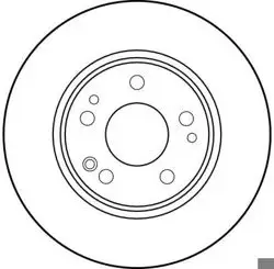 Fren Diski Ön Mecedes W124 85-95 Düz 284mm