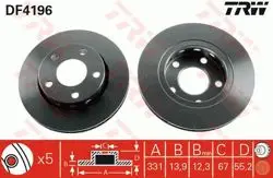 Fren Diski Arka Mercedes W163 01-05