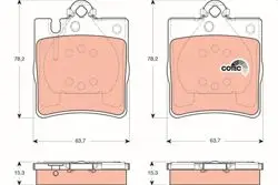 Fren Balata Arka 01-07 C-Seri (W203-S203)