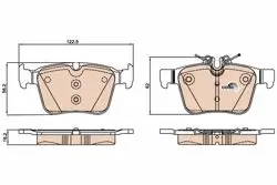 Fren Balata Arka 14-C-Seri (C180-C220-C250-C300)