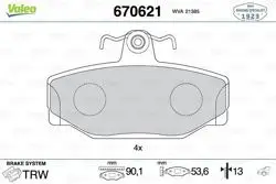 Fren Balata Arka 97-S90-V70-Xc70