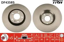 Disk On (Ad) 05-Aı.A6 2.0-2.4-2.7 TDI-Tfsi (Kutu Fıyat Tek)