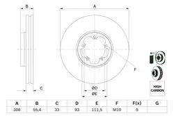 Disk On (Ad) 13-Transit.Custom 2.2Tdci Kaplamalı
