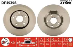 Disk On (Ad) 09-Avensis.Verso 1.6İ-1.8İ-2.0D-4D (Kutu Fıyat Tek)