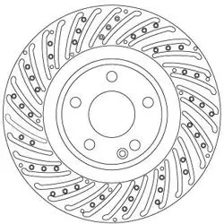 Disk On (Ad) 14-A-Seri (W176) B-Seri (W246)- CLA (Kutu Fıyat Tek)