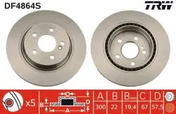 Disk On (Ad) 07-17 C Seri (W204-C204-S204)-E Seri (A207-C207) (Kutu Fıyat Tek)
